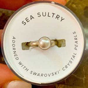 Alex and Ani Pearl Adjustable ring